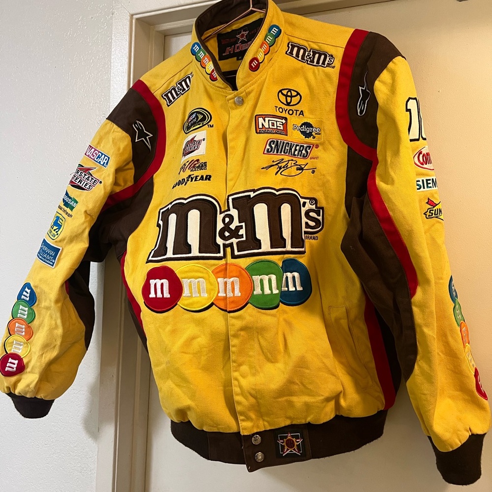 Kyle Busch M&M's Racing Jacket Button up medium